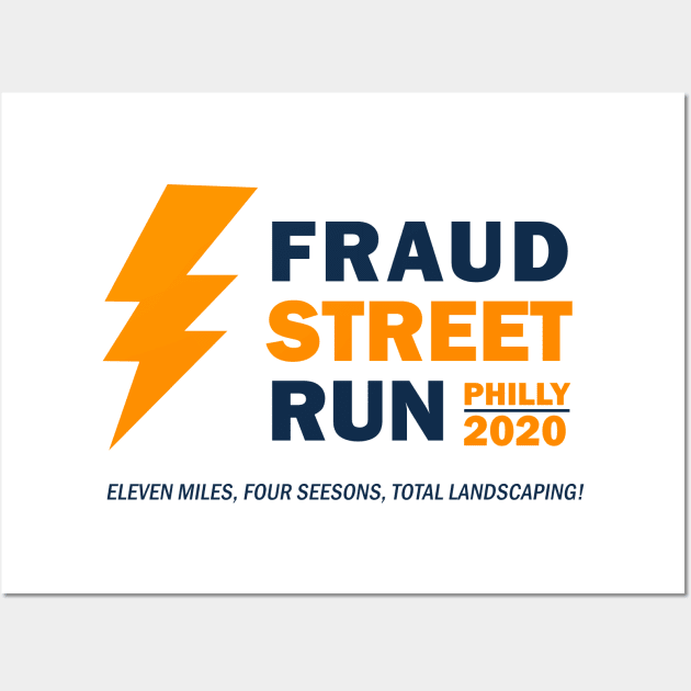 Fraud Street Run 2020 Wall Art by valentinahramov